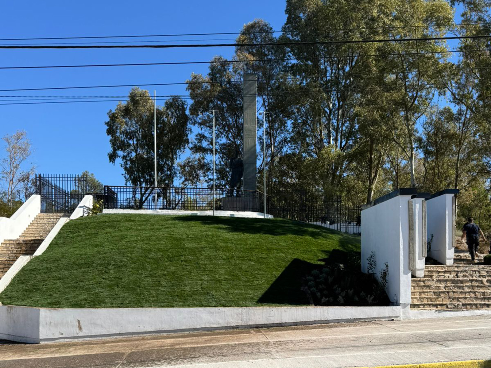 Parquización del Monumento a Olascoaga en Neuquén